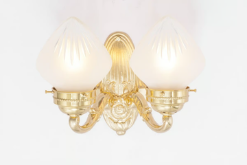 PECS II - Brass wall lamp by Patinas Lighting - view 3